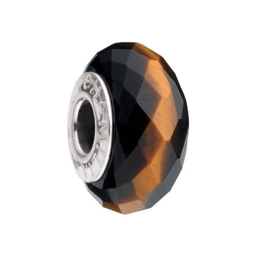 Tiger's Eye Golden Brown Murano Glass - Chamilia Bead