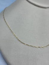 Load image into Gallery viewer, 20” Paperclip Chain Necklace  14k Gold
