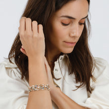 Load image into Gallery viewer, Midnight Blue "The Pam" Crystal  Stretch Bracelet