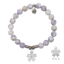 Load image into Gallery viewer, "Forget Me Not" Silver Charm Bracelet - TJazelle
