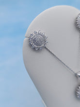 Load image into Gallery viewer, Sunflower CZ Set - Sterling Silver - DOORBUSTER PRICE