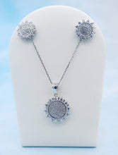Load image into Gallery viewer, Sunflower CZ Set - Sterling Silver - DOORBUSTER PRICE