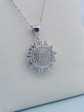 Load image into Gallery viewer, Sunflower CZ Set - Sterling Silver - DOORBUSTER PRICE