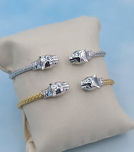 Load image into Gallery viewer, Panther Italian Cuff Bracelet