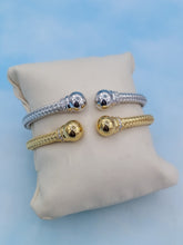 Load image into Gallery viewer, Open Ball Cuff Italian Hook Bracelets