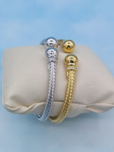 Load image into Gallery viewer, Open Ball Cuff Italian Hook Bracelets