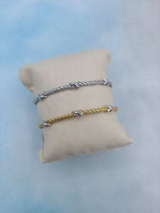 Triple X Italian Hook Cuff Bracelets