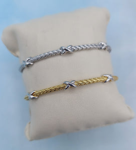 Triple X Italian Hook Cuff Bracelets