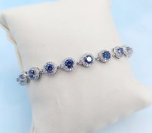 Load image into Gallery viewer, Mystic Topaz &amp; CZ Bracelet - Sterling Silver