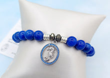 Load image into Gallery viewer, Seahorse Silver Charm Bracelet - TJazelle