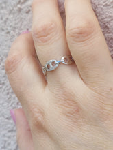 Load image into Gallery viewer, Mariner Link Adjustable Ring - Sterling Silver