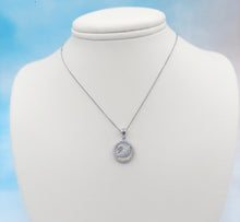 Load image into Gallery viewer, CZ Swan Necklace - Sterling Silver