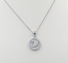 Load image into Gallery viewer, CZ Swan Necklace - Sterling Silver