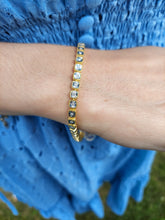 Load image into Gallery viewer, 8" Diamond Tennis Bracelet - Gold Plated Sterling Silver