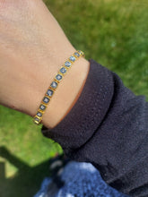 Load image into Gallery viewer, 8" Diamond Tennis Bracelet - Gold Plated Sterling Silver