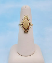 Load image into Gallery viewer, Filigree Signet Ring - 14K Yellow Gold