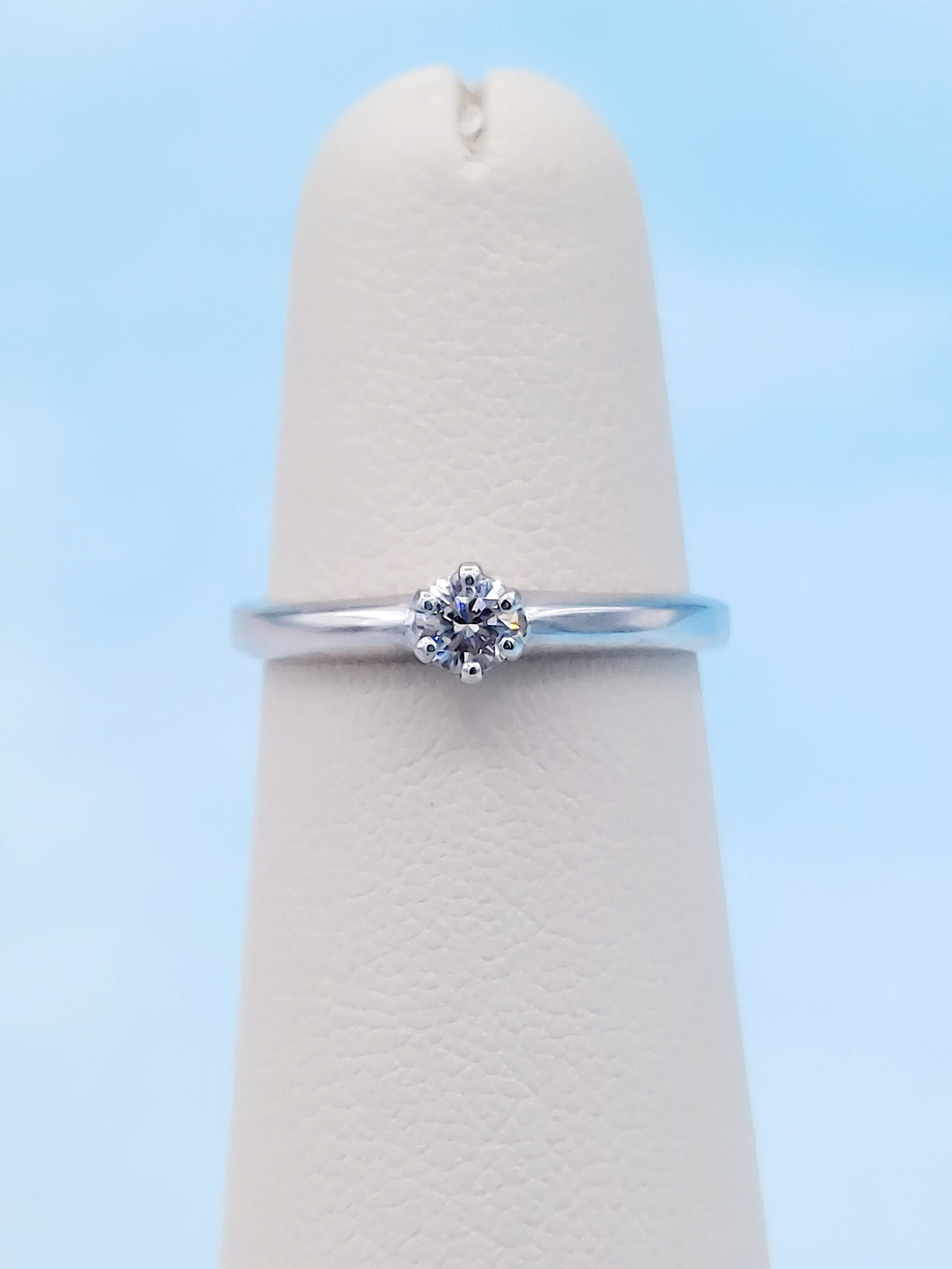Carat Diamond Promise Ring 18K White Gold - Main Image