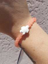 Load image into Gallery viewer, Just Peachy Sea Turtle Bracelet