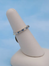 Load image into Gallery viewer, Aquamarine and Diamond Band - 14K Yellow Gold