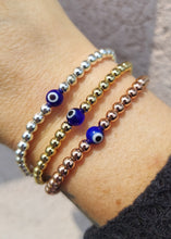 Load image into Gallery viewer, Classic Evil Eye Stretch Bracelet
