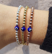 Load image into Gallery viewer, Classic Evil Eye Stretch Bracelet