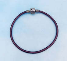 Load image into Gallery viewer, Leather Bracelet with Snap Closure for Beads - Chamilia