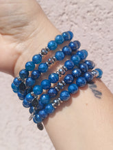 Load image into Gallery viewer, Blue Agate &amp; Terrahertz Beaded Bracelet - Marie's Exclusive TJazelle
