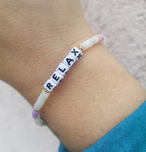 Load image into Gallery viewer, "Relax" Beach Bracelet - Little Words Project