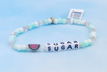 Load image into Gallery viewer, "Sugar" Summer Snacks Bracelet with Watermelon Charm - Little Words Project