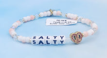 Load image into Gallery viewer, "Salty" Summer Snacks Bracelet with Pretzel Charm - Little Words Project