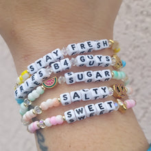 Load image into Gallery viewer, "Sweet" Summer Snacks Bracelet with Ice Cream Charm - Little Words Project