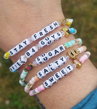 Load image into Gallery viewer, "Sweet" Summer Snacks Bracelet with Ice Cream Charm - Little Words Project