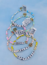 Load image into Gallery viewer, "Fries B4 Guys" Summer Snacks Bracelet with French Fries Charm - Little Words Project
