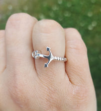 Load image into Gallery viewer, Anchor Ring  - Sterling Silver