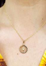Load image into Gallery viewer, Compass Pendant - 14K Yellow Gold