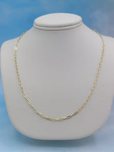 Load image into Gallery viewer, Paperclip Link Chain - 14K Yellow Gold