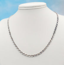 Load image into Gallery viewer, Sterling Silver Small Figaro Chain from Italy