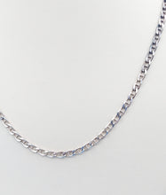 Load image into Gallery viewer, Sterling Silver Small Figaro Chain from Italy