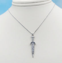 Load image into Gallery viewer, Dagger Necklace - Sterling Silver