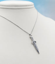 Load image into Gallery viewer, Dagger Necklace - Sterling Silver
