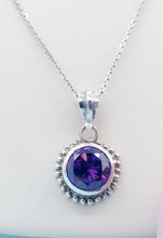 Load image into Gallery viewer, Faceted Amethyst Necklace &amp; Earring Set