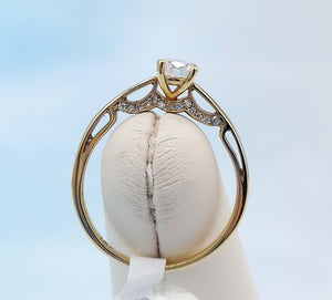 .40 Carat Diamond Engagement Ring - 18K Yellow Gold
