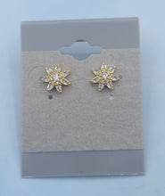 Load image into Gallery viewer, Daisy CZ Stud Earrings