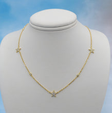 Load image into Gallery viewer, Star CZ Layering Necklace