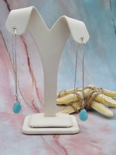 Load image into Gallery viewer, Amazonite Threaders - Sterling Silver