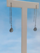 Load image into Gallery viewer, Labradorite Threaders - Sterling Silver