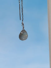 Load image into Gallery viewer, Labradorite Threaders - Sterling Silver