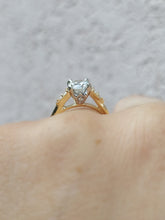Load image into Gallery viewer, 1.07 Carat Round Engagement Ring - 14K Yellow Gold - One Of A Kind