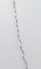 Load image into Gallery viewer, 24" Light Paperclip Link Necklace - 14K White Gold