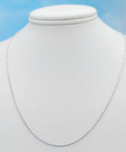 Load image into Gallery viewer, 18” Thin White Gold Razza Chain - 14K